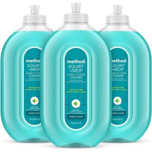 imageMethod Squirt  Mop Hard Floor Cleaner Spearmint Sage 25 Ounce 3 pack Packaging May Vary