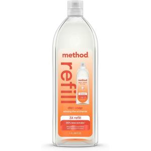 imageMethod Super Shine Liquid Dish Soap Refill Powered by Enzymes Among the Orchards Scented 48 fl ozAmong the Orchards