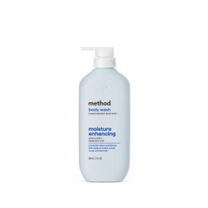 imageMethod Body Wash Daily Exfoliating Body Tonic  with notes of Lavender Eucalyptus and Rose 17 fl ozAmber Wood  Musk  Lavender